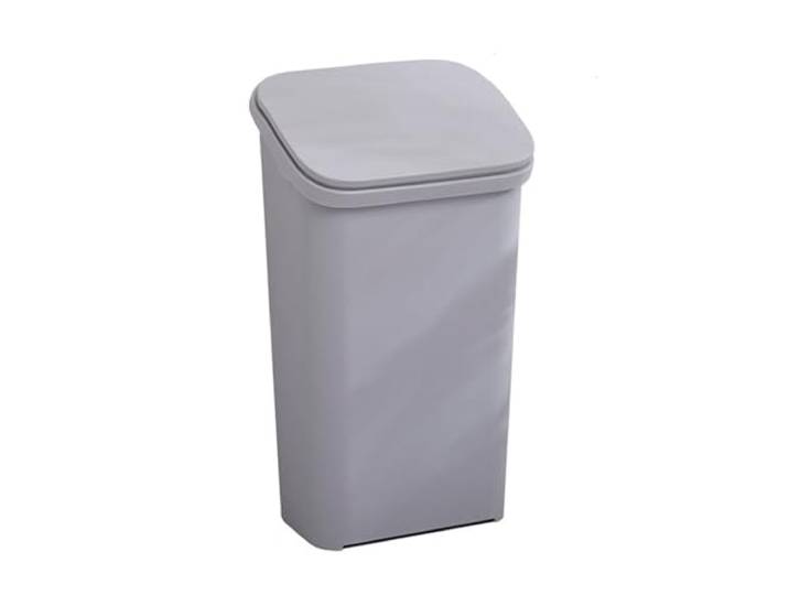 YUHANXINHESHE 20l große Mülltonnen for Zuhause, Schule, Klassifizierung, Küche, Wohnzimmer, Kapazität, große Räume, Büro, gepresste Mülltonne mit Deckel(Gray)
