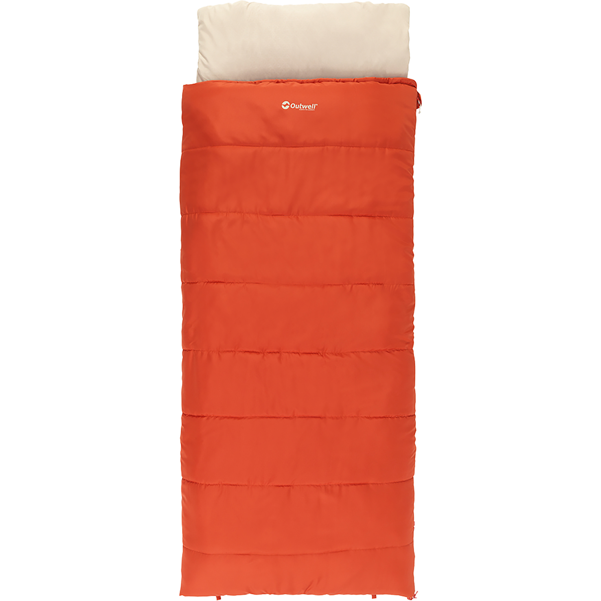 Outwell Contour Lux Schlafsack Kunstfaserschlafsäcke rot Größe max. 190cm Camping