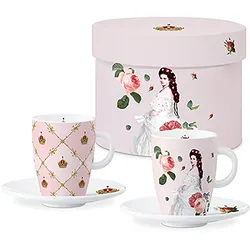 ppd Sisi and Vienna Espressotasse Geschenkpackung - rosa|beige