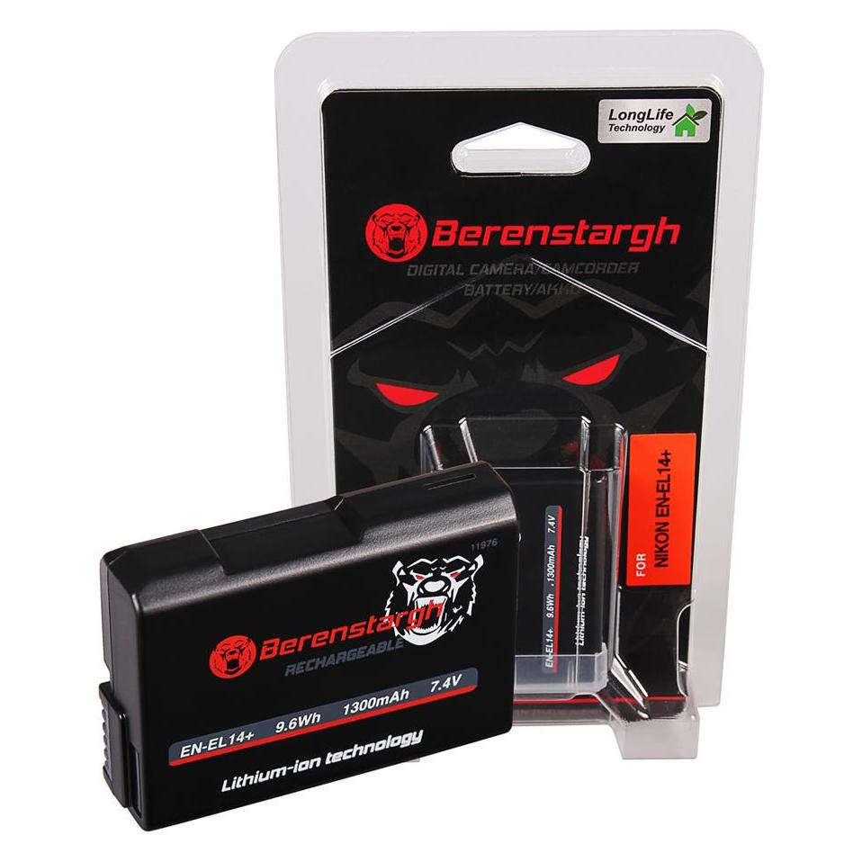 Berenstargh Nikon EN-EL14 (Kamera Akku) (11976 1300mAH)