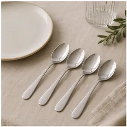 alpina Spoon 4pc, Besteck, Silber