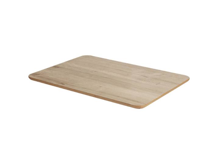 VEGA Indoor-Tischplatte Duneo reckteckig 80x55x2.5 cm (LxBxH); eiche/natur; rechteckig