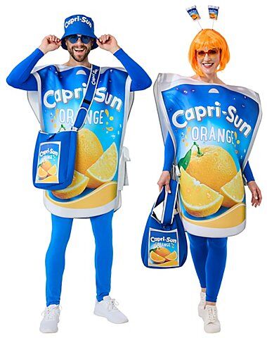 Kostüm "Capri-Sun", blau-orange