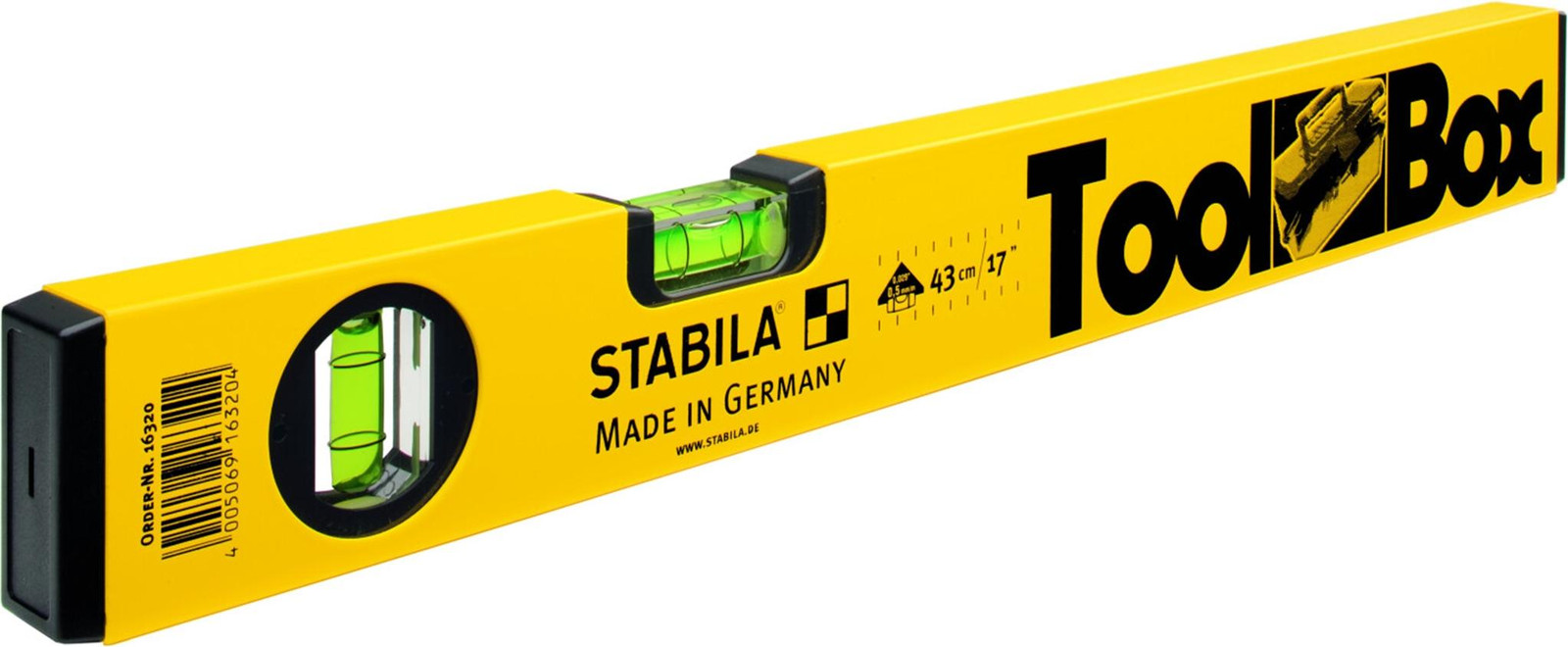 Stabila Toolbox Waterpas 43 cm 16320