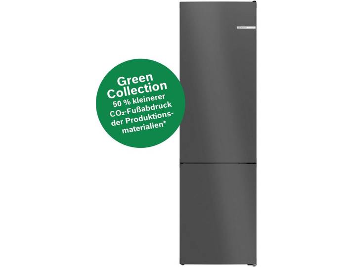 BOSCH Kühl-/Gefrierkombination Serie 4 KGN39OCAF, 203 cm hoch, 60 cm breit, Green Collection: produziert mit CO₂ reduzierten Materialien