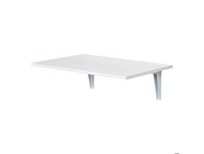 CollaHausse Table Murale Pliante Blanc Gain de Place Cuisine Chambre Salle à Manger 60x40x20 cm