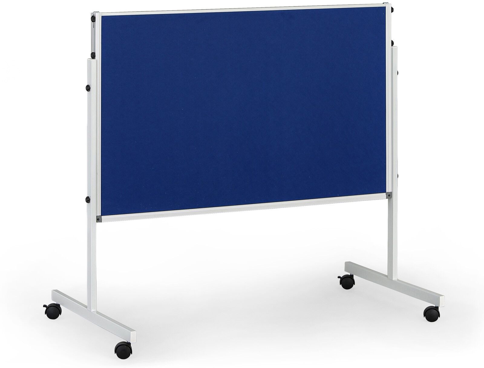 B2B Partner Mobile Informationstafel, faltbar, blauer Stoff, 1200 × 1500 mm