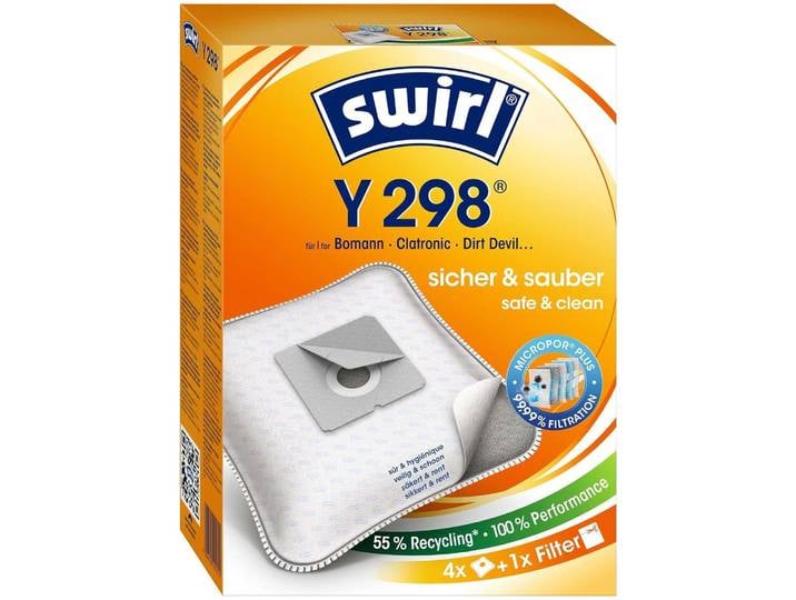 Swirl Staubfilterbeutel Y 298 EcoPor 4 Stück