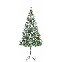 vidaXL, Weihnachtsbaum, Oskar (mit 120 pinken Bällen) (180 cm)