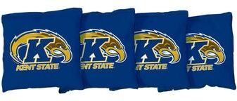 Skip's Garage Kent State Blue Cornhole Bags