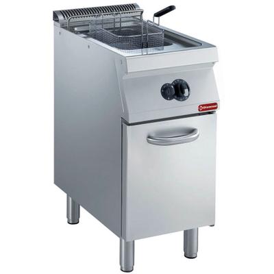 Gas Friteuse, Becken in "Y" Form, 15 L, externer Brenner, auf Unterbau (G17/F15A4-N)
