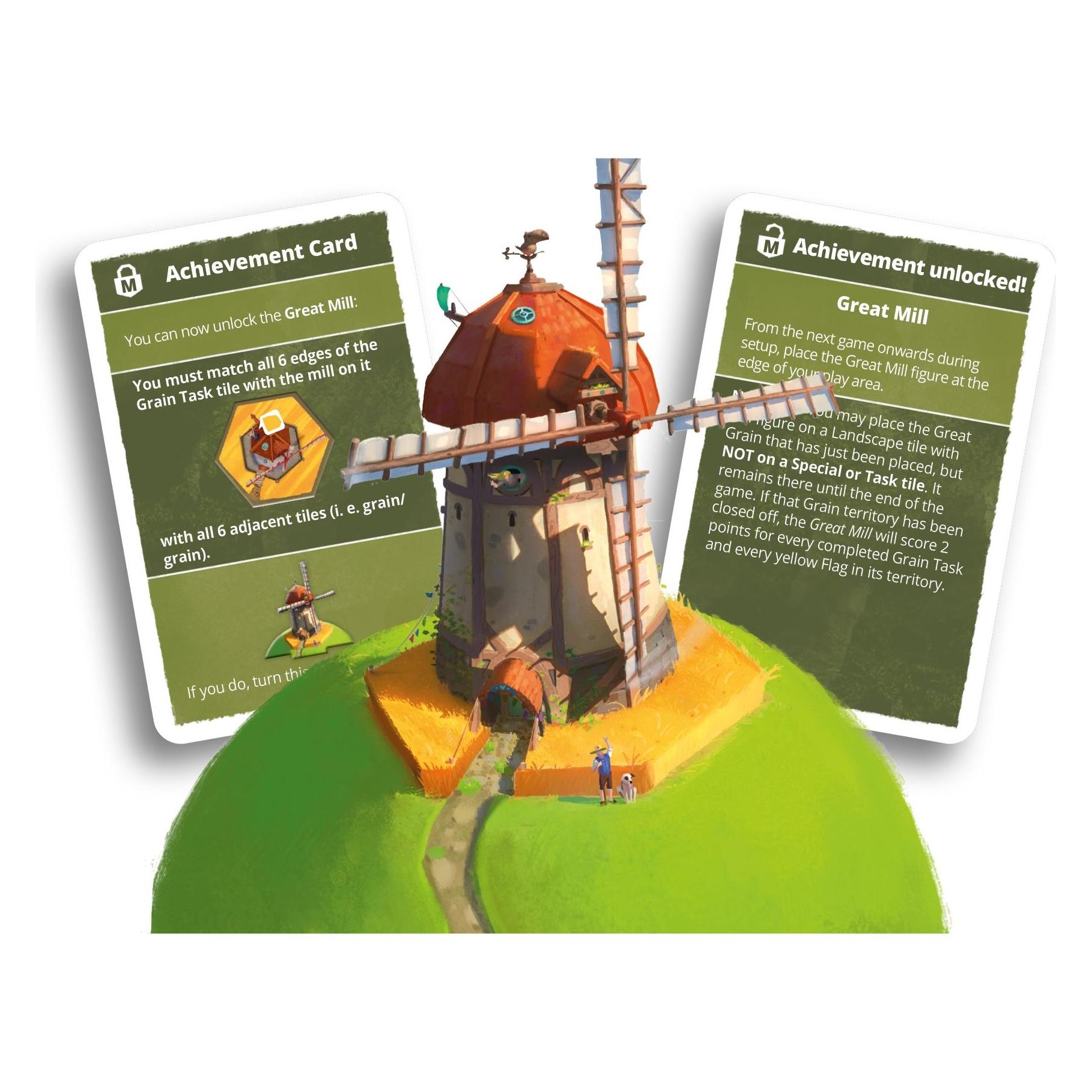 Pegasus Dorfromantik The Board Game: Great Mill (Mini-Expansion) (English Edition) (Englisch, 1 - 2 Spieler) (90023E)