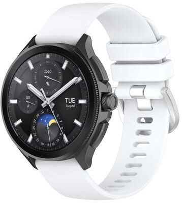 Everyday Crate Huawei Watch 2 Pro Honor Watch 4 Pro Silicone Watch Band Soft Waterproof Replacement Strap white