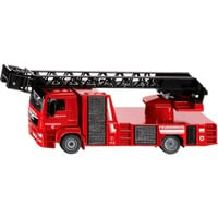 2114 SUPER MAN Feuerwehr Drehleiter, Modellfahrzeug rot