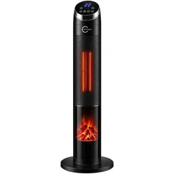 Carruzzo Termowentylator 95cm Q20H1 czarny, Heizlüfter, Schwarz