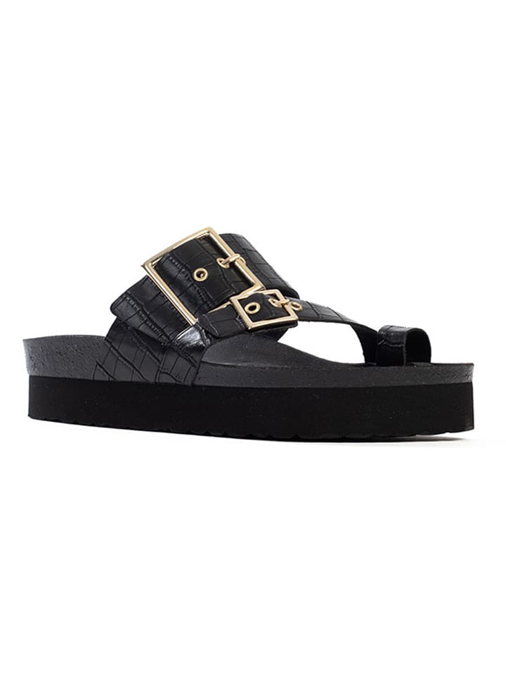 Sunbay Zehentrenner "Tortuga" in Schwarz - 40