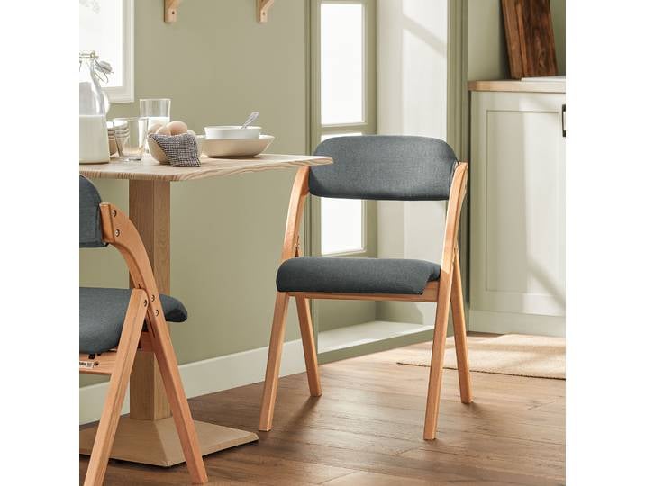 SoBuy FST92 chaises pliantes, chaises de cuisine avec siège et dossier rembourrés, ensemble de chaises pour invités
