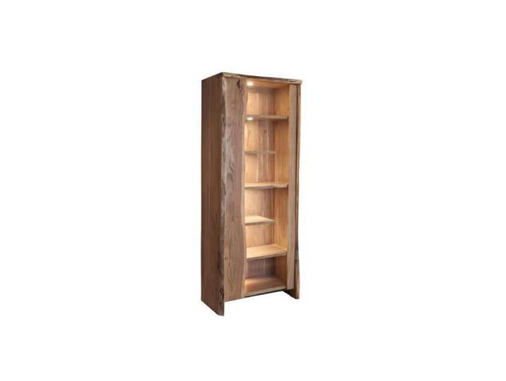 Vitrine 81x45 Acacia laqué Gris taupe PURE ACACIA N° 406