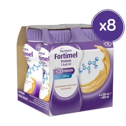 FORTIMEL Protein 2 kcal Schoko.-Karamell Trinknahr 32X200 ml