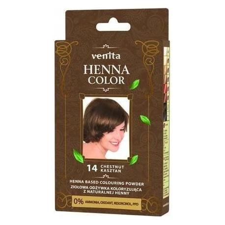 Venta Venita Henna Color Hair Dye 14 Chestnut 25ml (14 Kastanie) (46356903)