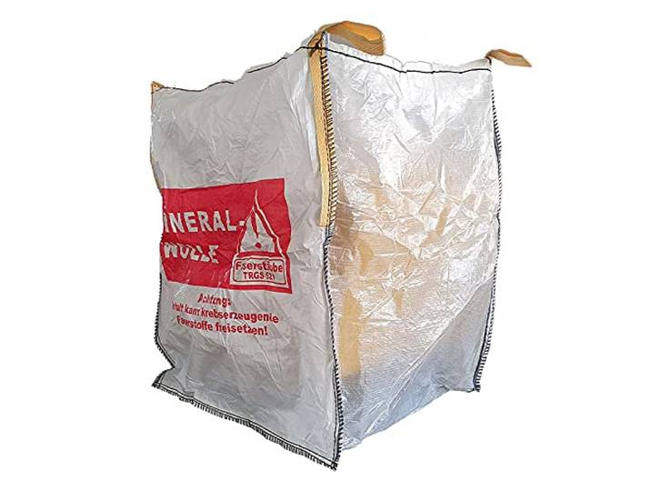 Zweiseitig transparenter Big Bag Mineralwolle/KMF XL, 1,0m³ (10)