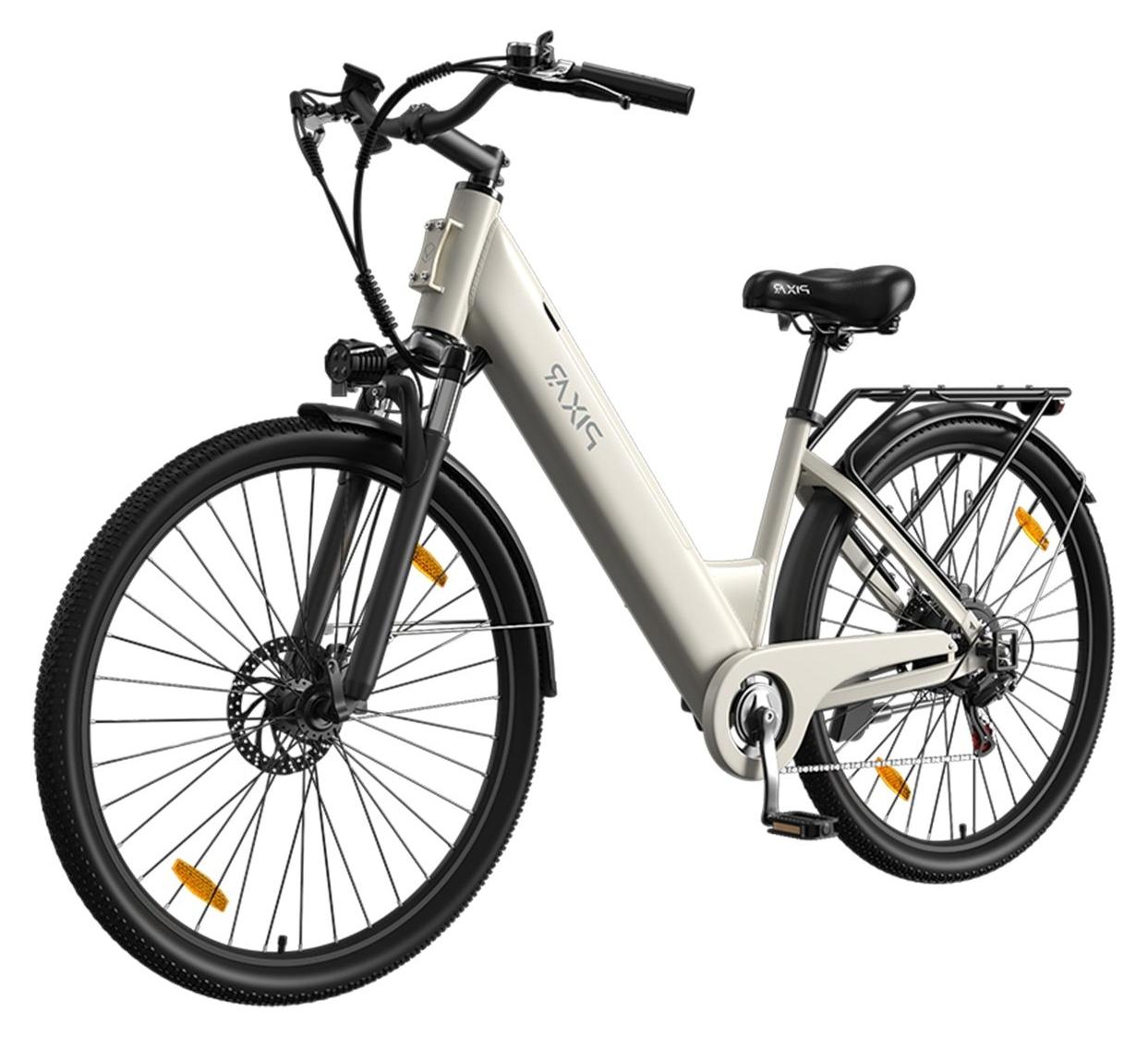 Pixar C1 E-Bike - Motor 250W Akku 36V13AH 27.5x1.95 Mechanische Scheibenbremsen - Weiß