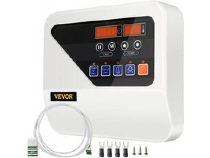 VEVOR 400V Saunakachel Bedieningseenheid, Digitale Saunakachel Controller, Digitaal Saunakachel Bedieningsdisplay met Externe Bedieningseenheid, 25 x 22 x 7,6 cm, Externe Digitale Controller voor Hotels en Sportscholen