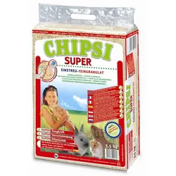 Chipsi Heimtierstreu Super | 3,5kg Einstreu Weichholz Granulat