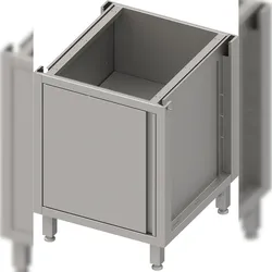 Stalgast Unterschrank Boxversion 2.0, für Beine/Sockelrahmen, mit Flügeltür 600x640x660 mm