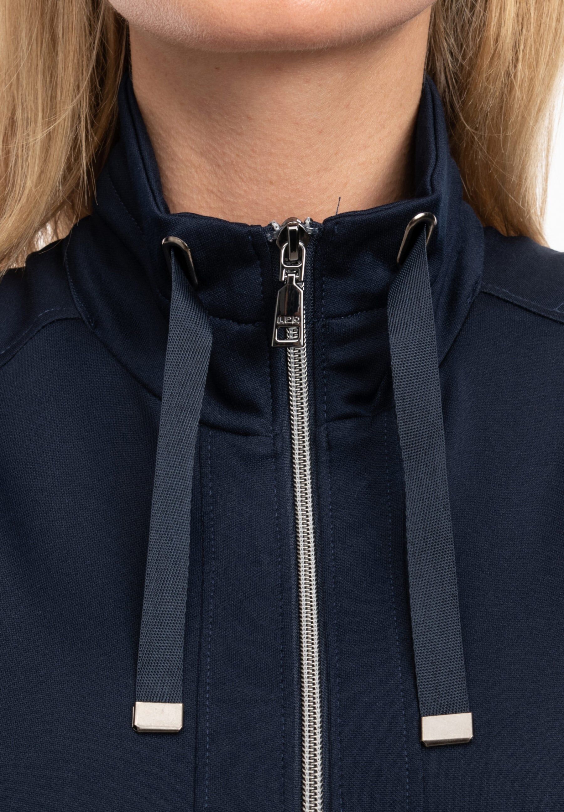 Funktionsweste DEPROC ACTIVE "NIGEL PEAK III VEST", Damen, Gr. 46 (L), blau (navy), Web, 96% Polyester, 4% Elasthan, tailliert hüftbedeckend, Westen Funktionsweste, auch in Grossen Grössen erhältlich navy 46 (L)