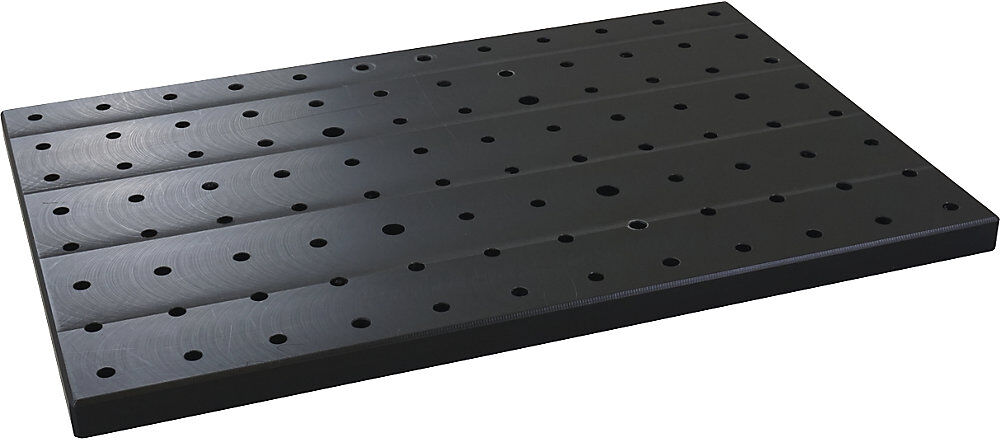 kaiserkraft Lochplatte, für E-Materialständer mit Wanne, BxT 600 x 400 mm