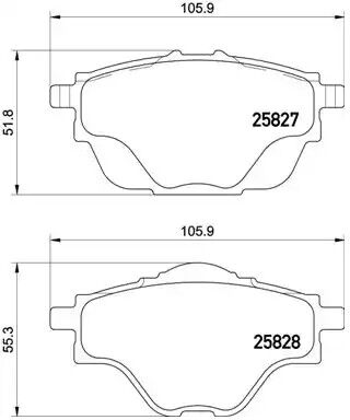 VAICO V22-0463 Brake pad set