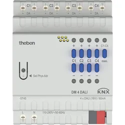 Theben DALI-Aktor 4-fach DM 4 DALI KNX