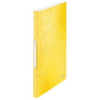 LEITZ WOW Sichtbuch DIN A4, 40 Hüllen gelb-metallic