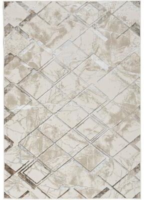 Nourison Glam Indoor Grey Geometric Area Rug