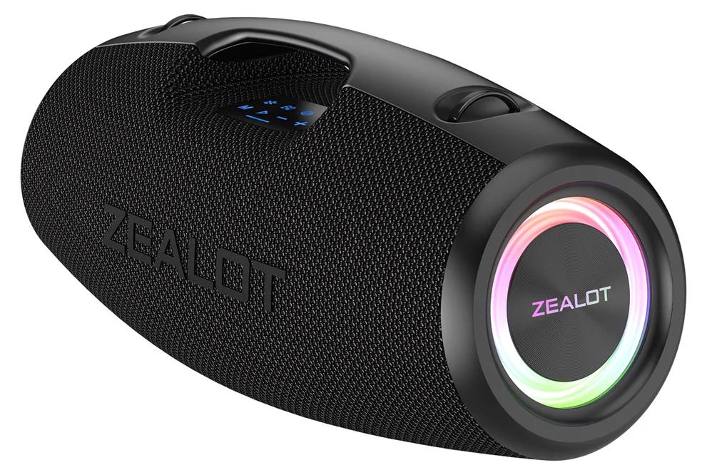 Tragbarer Bluetooth-Lautsprecher - S78 - 120 W - Wasserdicht - Extra-Bass - Bluetooth 5.2 - Akkubetrieben - Schwarz
