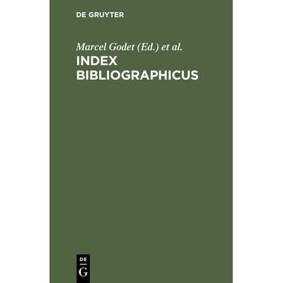 Index bibliographicus, Gebundene Ausgabe von , De Gruyter, 978-3-11-126386-1