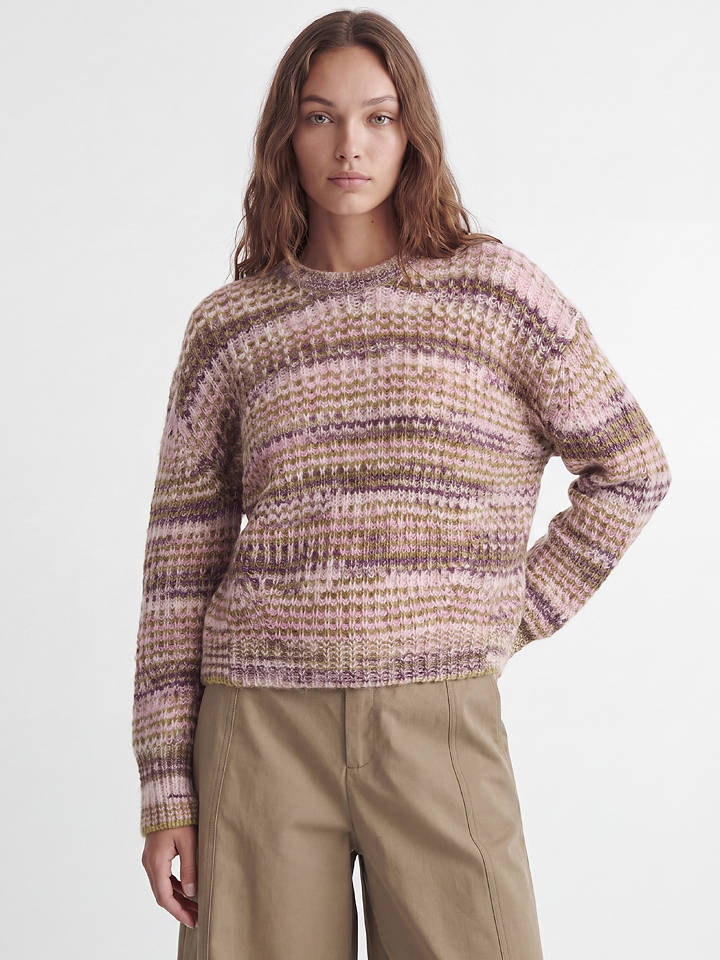 JJXX Pullover "Simone" in Hellbraun/ Rosa - XS