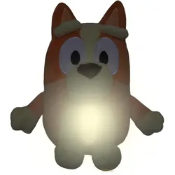 Halantex Bluey lampe en peluche Bingo 20 cm