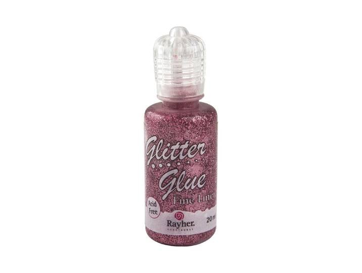 Rayher Glitter-Glue Rosé 20 ml