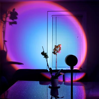 Discount Dollar Deals Rainbow Projection Lamp, Decorative Sunset Atmosphere Lamp, Multi Angle Rotatable For Living Room And Bedroom Ambiance Rainbow Projection Lamp, Decorative Sunset Atmosphere Lamp, Multi Angle Rotatable For Living Room And Bedroom Ambi