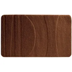 WECONhome Badteppich Marc nuss braun 55x65 cm