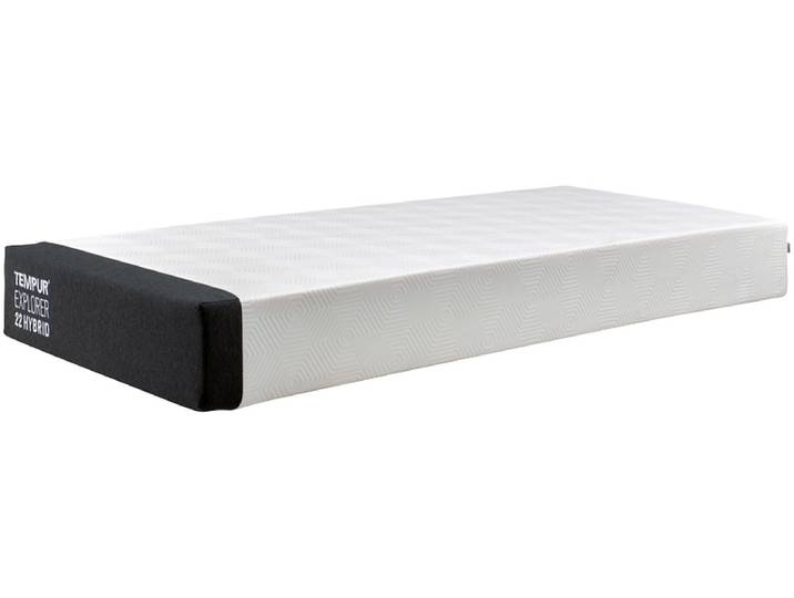 TEMPUR Matratze EXPLORER HYBRID 80x200cm Taschenfederkern / Viskoelastischer Schaum mittel