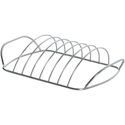 All`Grill Spareribs-Halter, Edelstahl