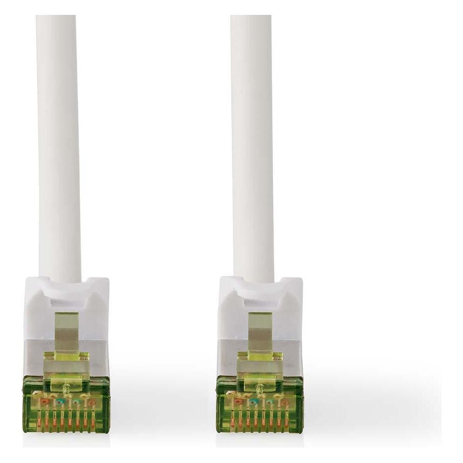 Nedis CAT7 Network Cable RJ45 M RJ45 M 10.0m Snagless Round LSZH White Label (S/FTP, CAT7, 10 m) (5412810424405)