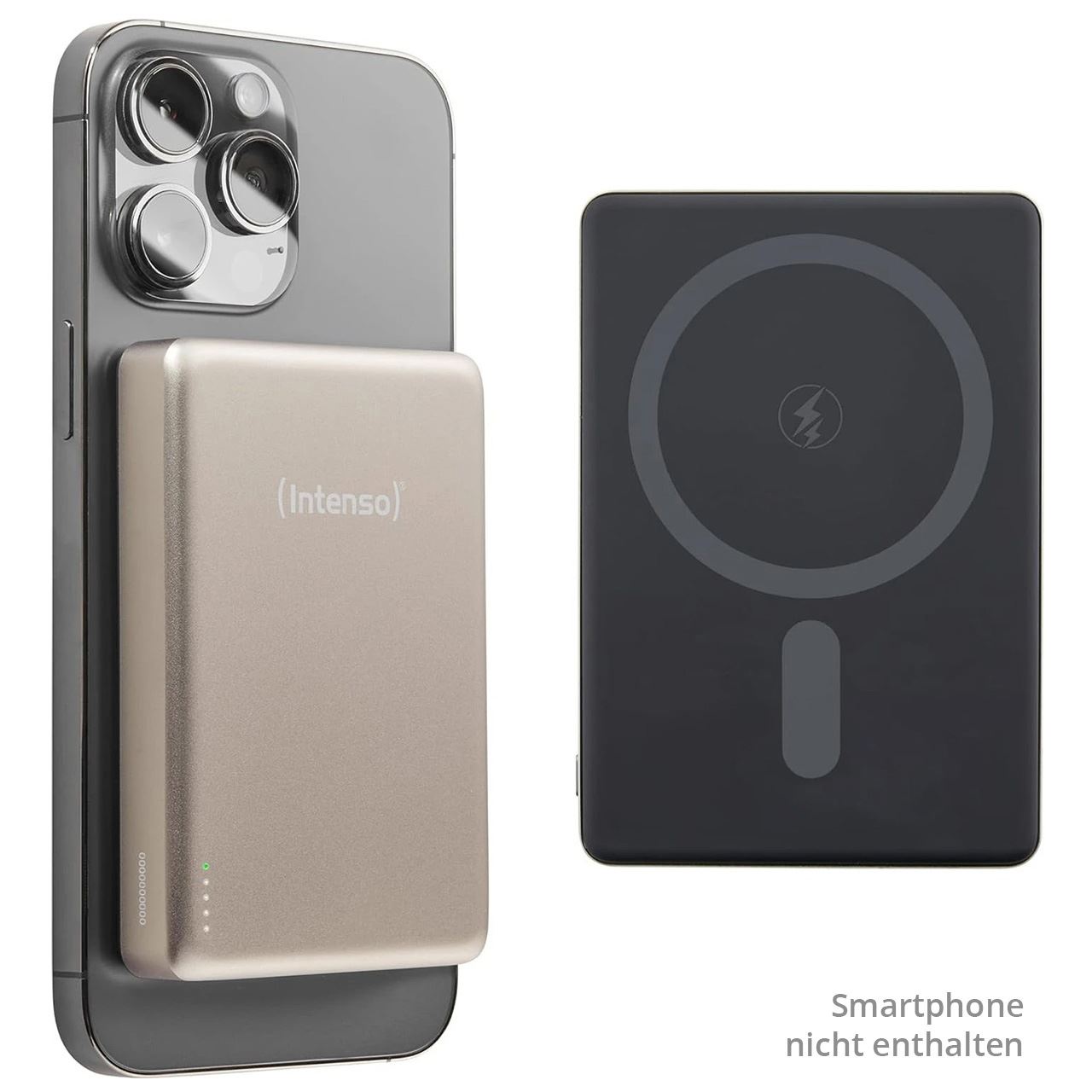 Intenso Magnetic Wireless Power Bank MW10000 champagner