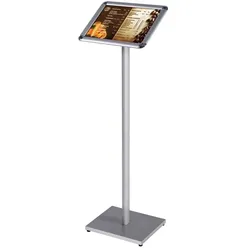 Studio T Showdown Menütafel Rondo 25mm - DIN A4 - Aluminium / Stahl - Silber