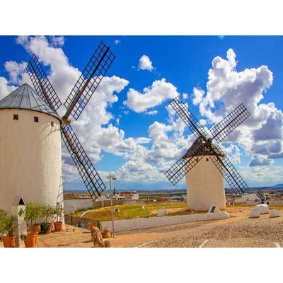 CALVENDO Puzzle Windmühlen in Campo di Criptana | 1000 Teile Lege-Größe 64x48cm Foto-Puzzle für glückliche Stunden, Sonstige von , Calvendo Puzzle