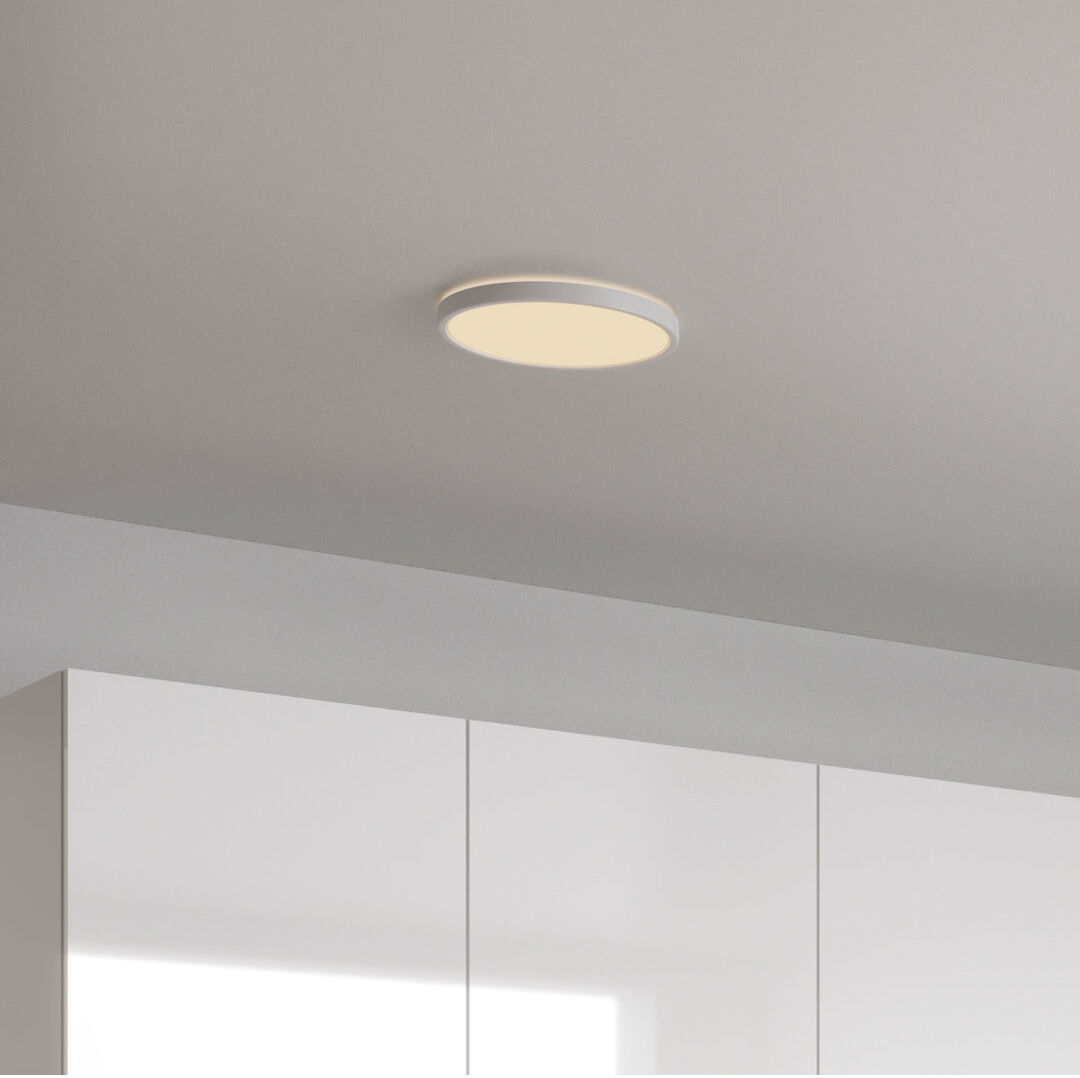 Nordlux LED Flush Mount White 2.3cm H x 29cm W x 29cm D