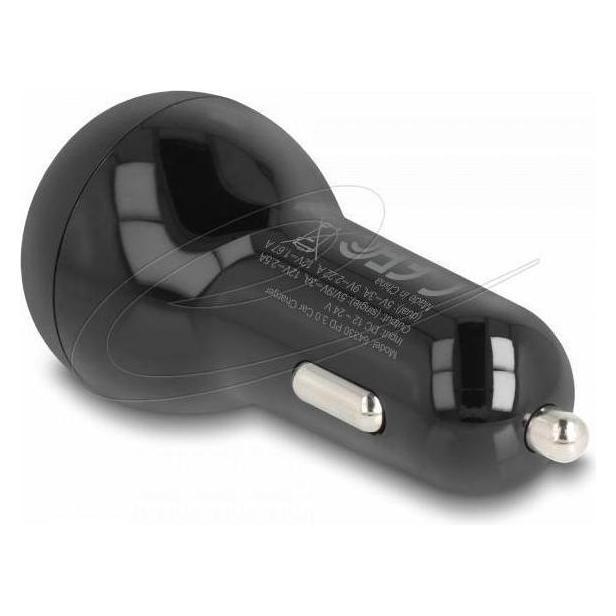 Delock Kfz Ladeadapter 2 x USB Type-C PD 3.0 mit 40 W (64330)
